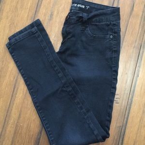 Celebrity pink black jeans size 1s